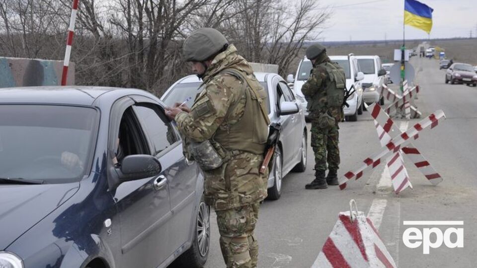 Мужчину задержали на блокпосту