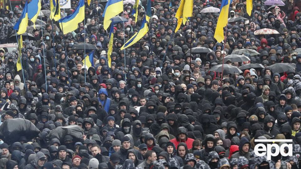 У Києві відбувся мітинг "Нацкорпусу"
