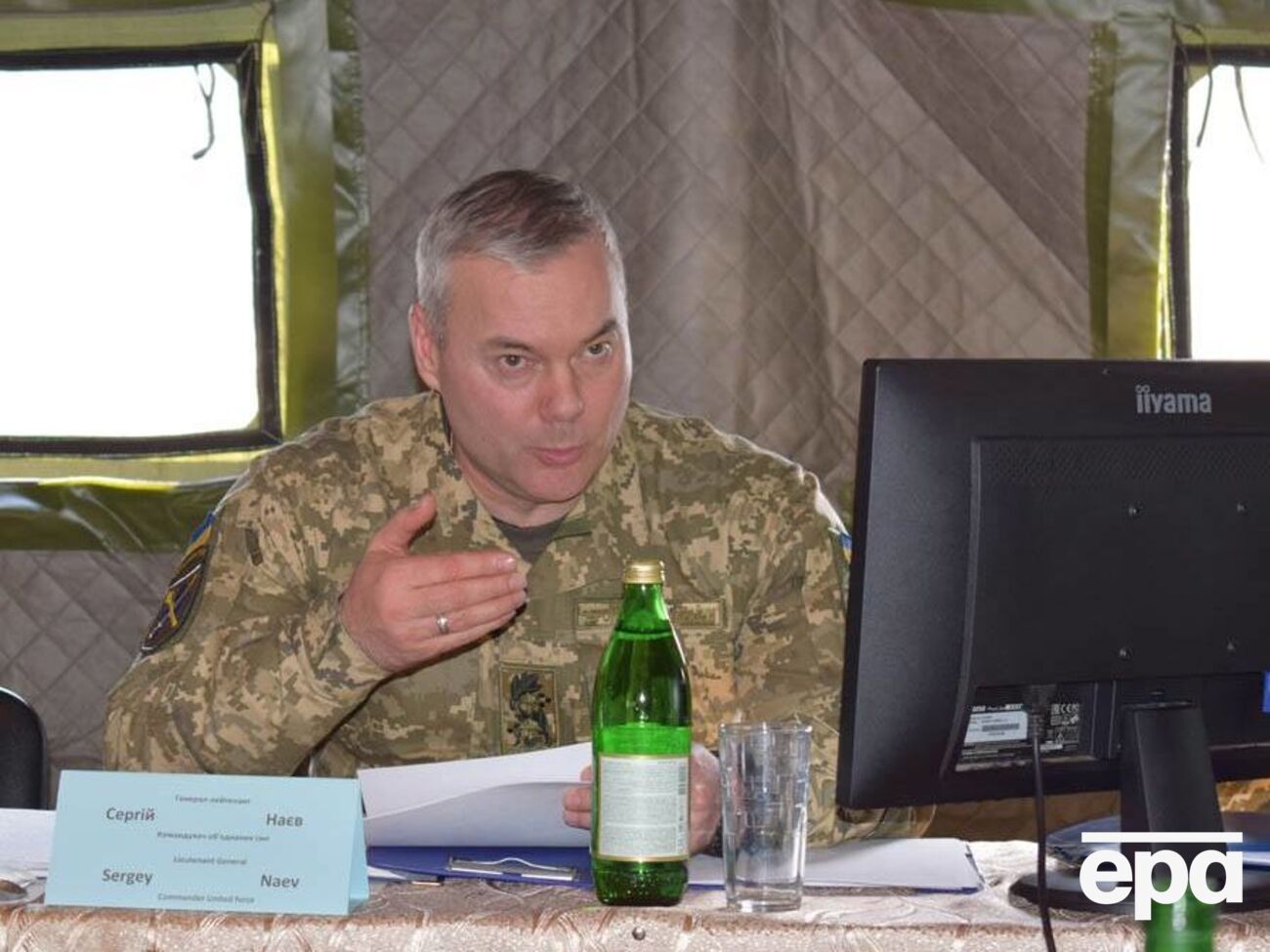 Наєв: Лінію зіткнення на Донбасі ми контролюємо надійно