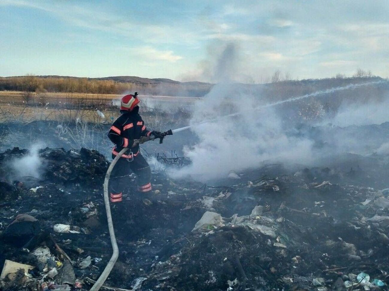 Пожар тушили около семи часов