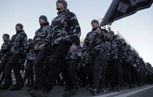 "Национальные дружины" провели марш в Киеве. Фоторепортаж