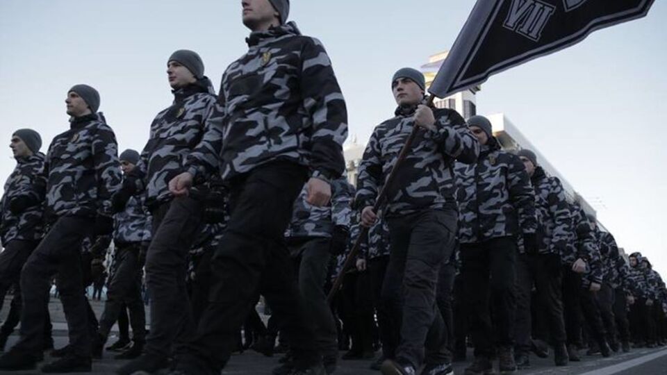 "Національні дружини" провели марш у Києві. Фоторепортаж