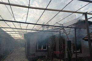 Площадь пожара в доме составила 70 м²