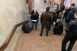 Підозрюваного затримали після встановлення ним вибухового пристрою на станції метро "Індустріальна"