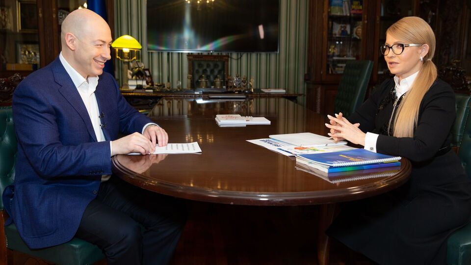 Интервью с Тимошенко Гордон записал на прошлой неделе