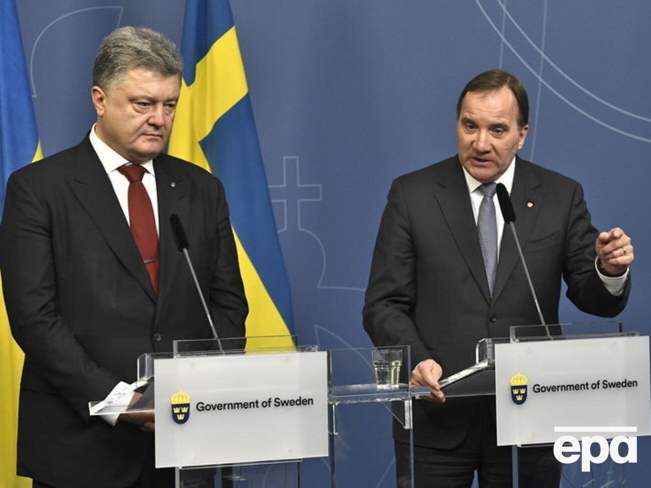 Порошенко и Левен обменялись мнениями о ситуации на Донбассе