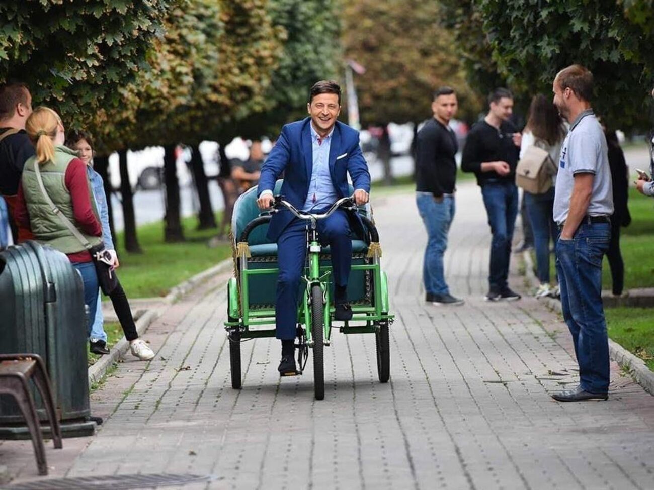 Главный герой "Слуги народа"&nbsp;&ndash; президент Голобородько