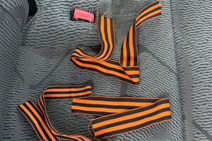 У чоловіка були із собою георгіївські стрічки