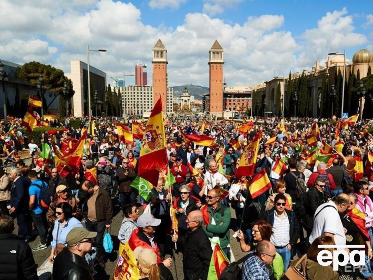 Акція протесту відбувалася в центрі Барселони