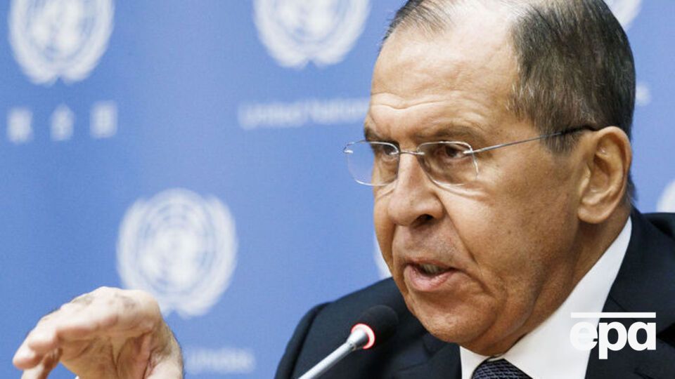 Лавров (на фото): Мы реагировали на телефонный звонок Помпео