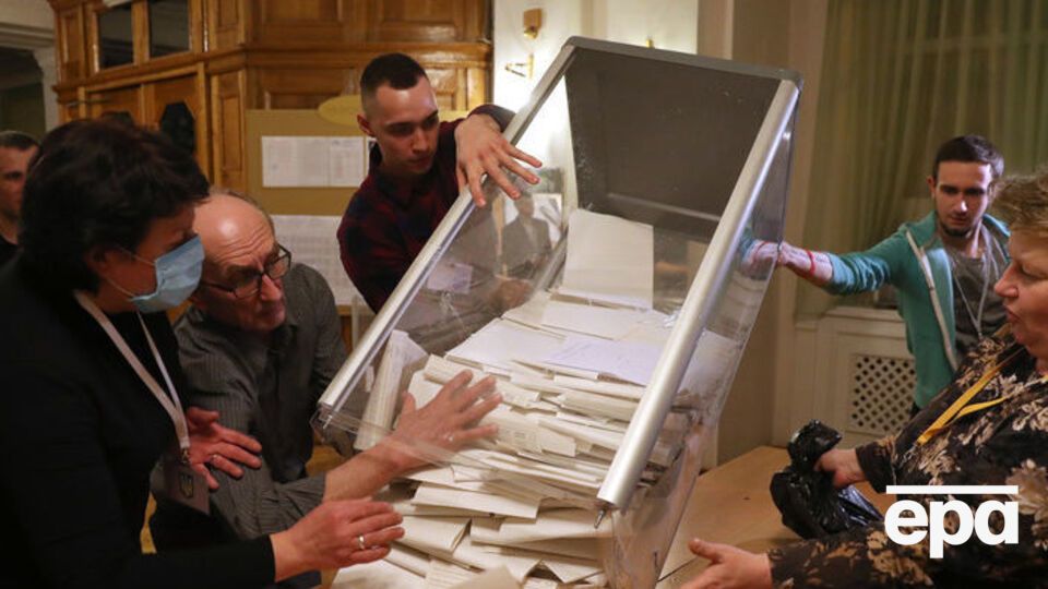 Зеленський лідирує за результатами підрахунку 0,71% голосів