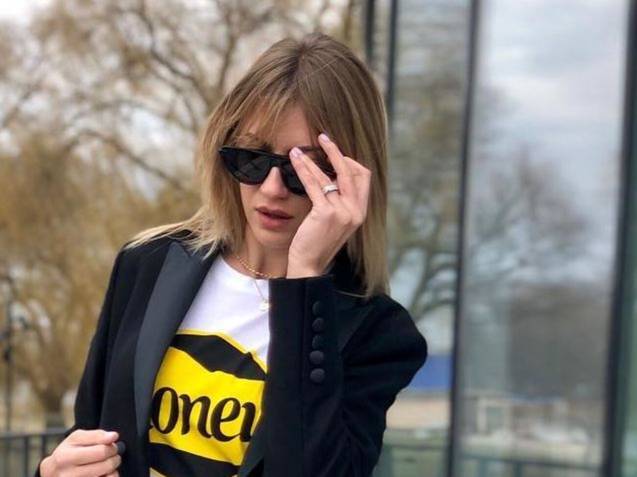 Нікітюк показала фото, зроблене в ліфті