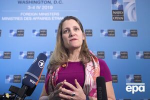 Фриланд: Мы отмечаем постоянные усилия Украины для воплощения большого количества реформ на пути к членству в НАТО