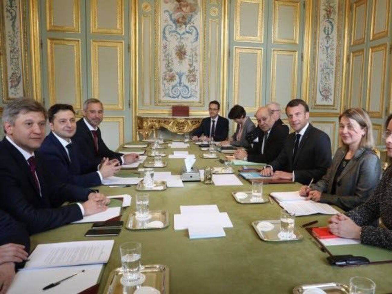 Встреча прошла в резиденции президента Франции &ndash; Елисейском дворце