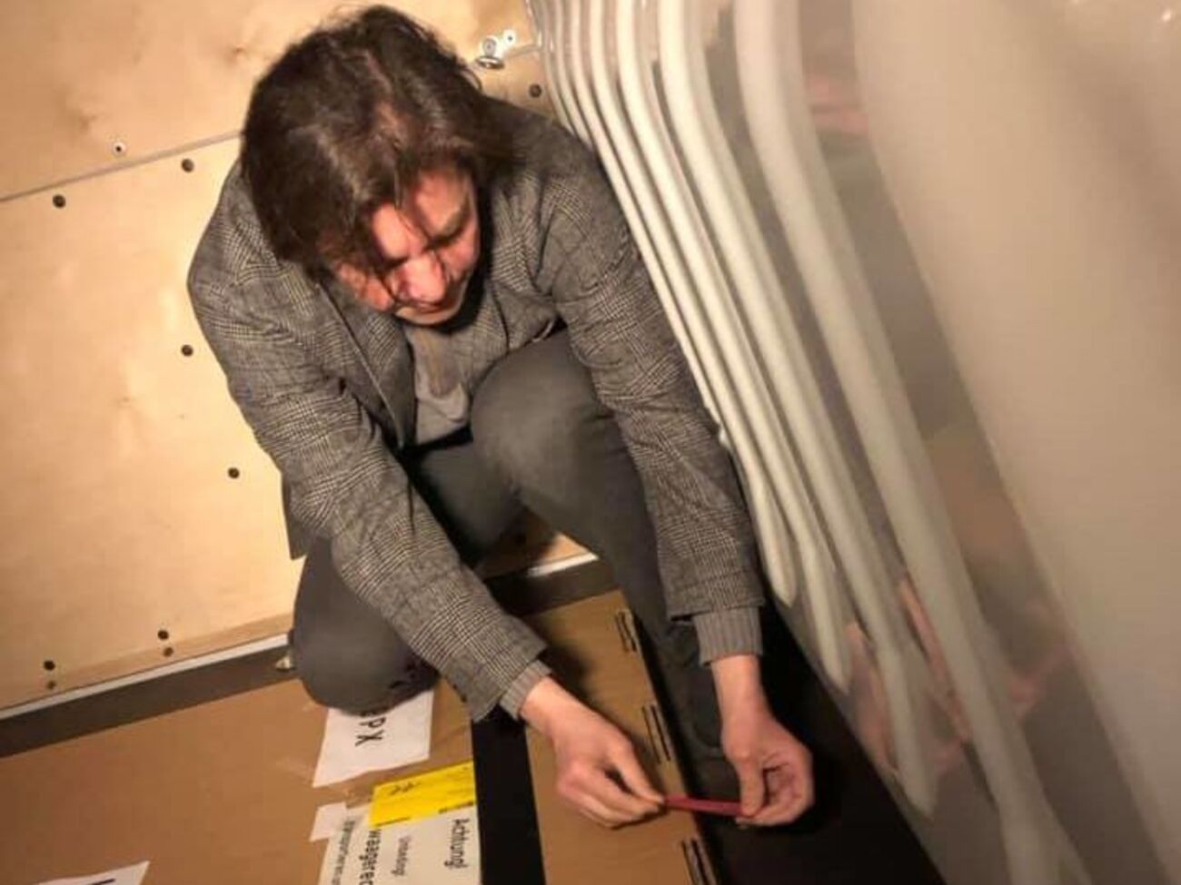 Нищук встречал грамоту в аэропорту Борисполя