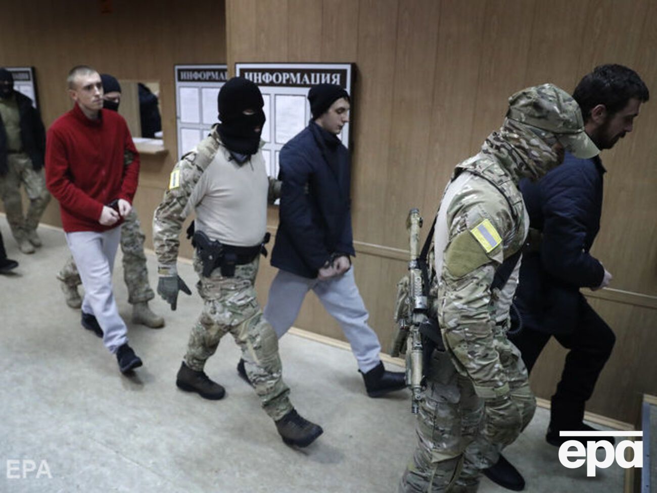 Украинские моряки находятся в плену с 25 ноября