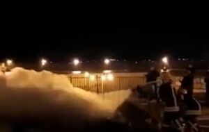 Сотрудники службы пожарной охраны нейтрализовали очаг возгорания