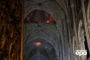 Пожар в соборе Парижской Богоматери начался вечером 15 апреля