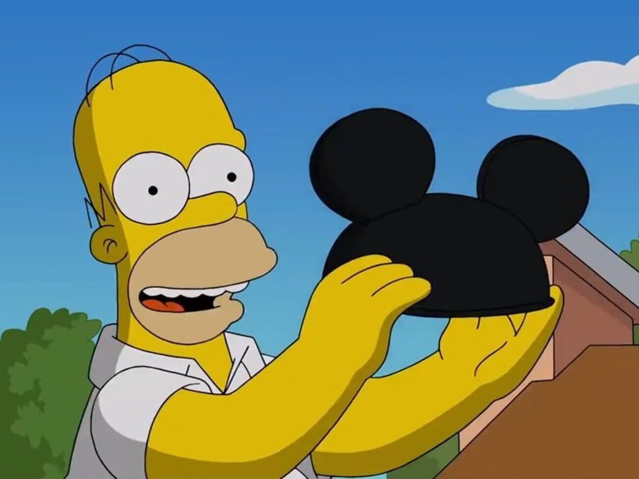 Симсоны обзавелись шапочками Микки Мауса