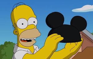 Симсоны обзавелись шапочками Микки Мауса