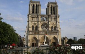 Пчелы живут на крыше собора