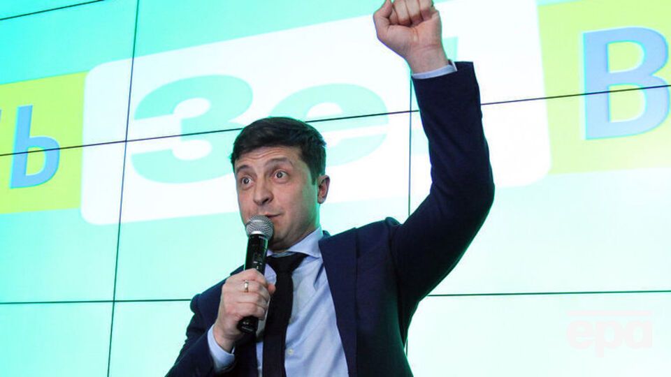 За даними ЦВК, Зеленський лідирує в першому турі виборів