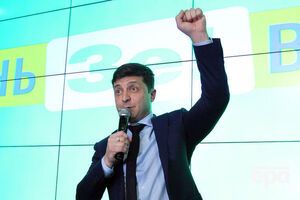 По данным ЦИК, Зеленский лидирует в первом туре выборов