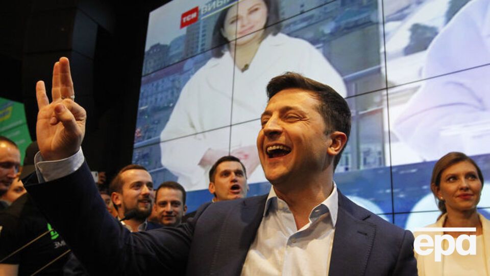 За даними "Національного екзит-полу", Зеленський лідирує на президентських виборах