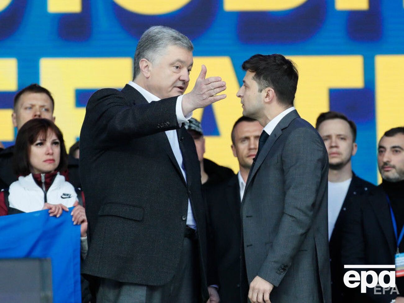 Дебати Порошенка і Зеленського відбулися 19 квітня на стадіоні