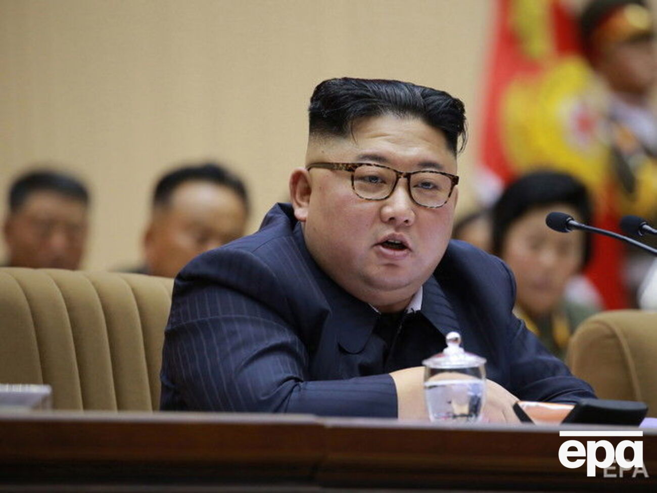 В КНДР впервые подтвердили встречу Путина и Ким Чен Ына (на фото)