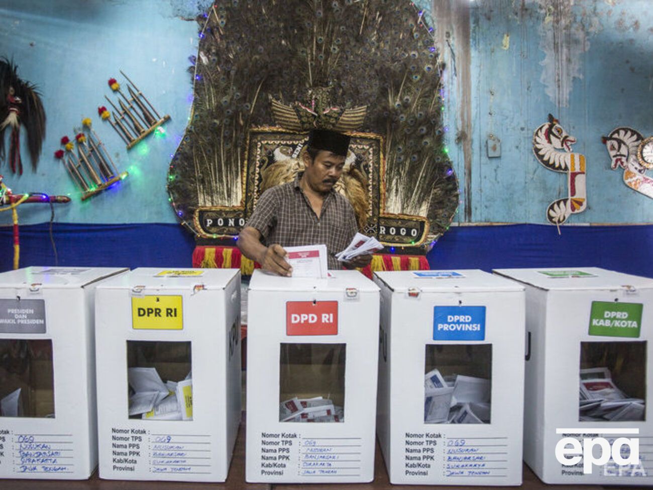 Выборы в Индонезии прошли 17 апреля