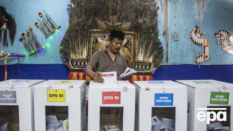 Выборы в Индонезии прошли 17 апреля