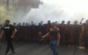 Ультрас пройшли маршем по Харкову