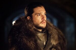 Джона Сноу разместили на вершине композиции постера