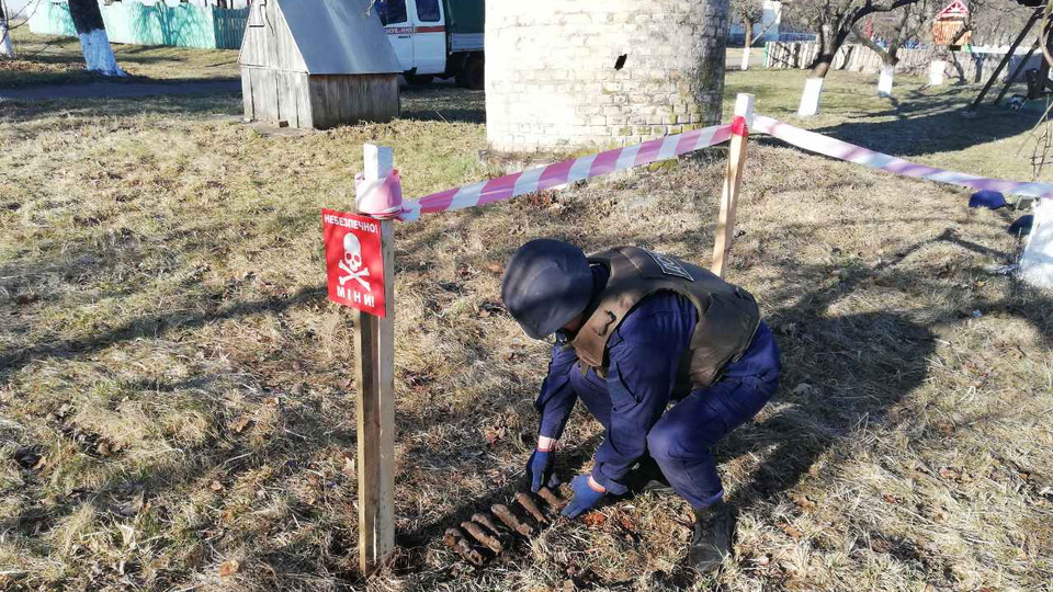 У дитсадку знайшли міни