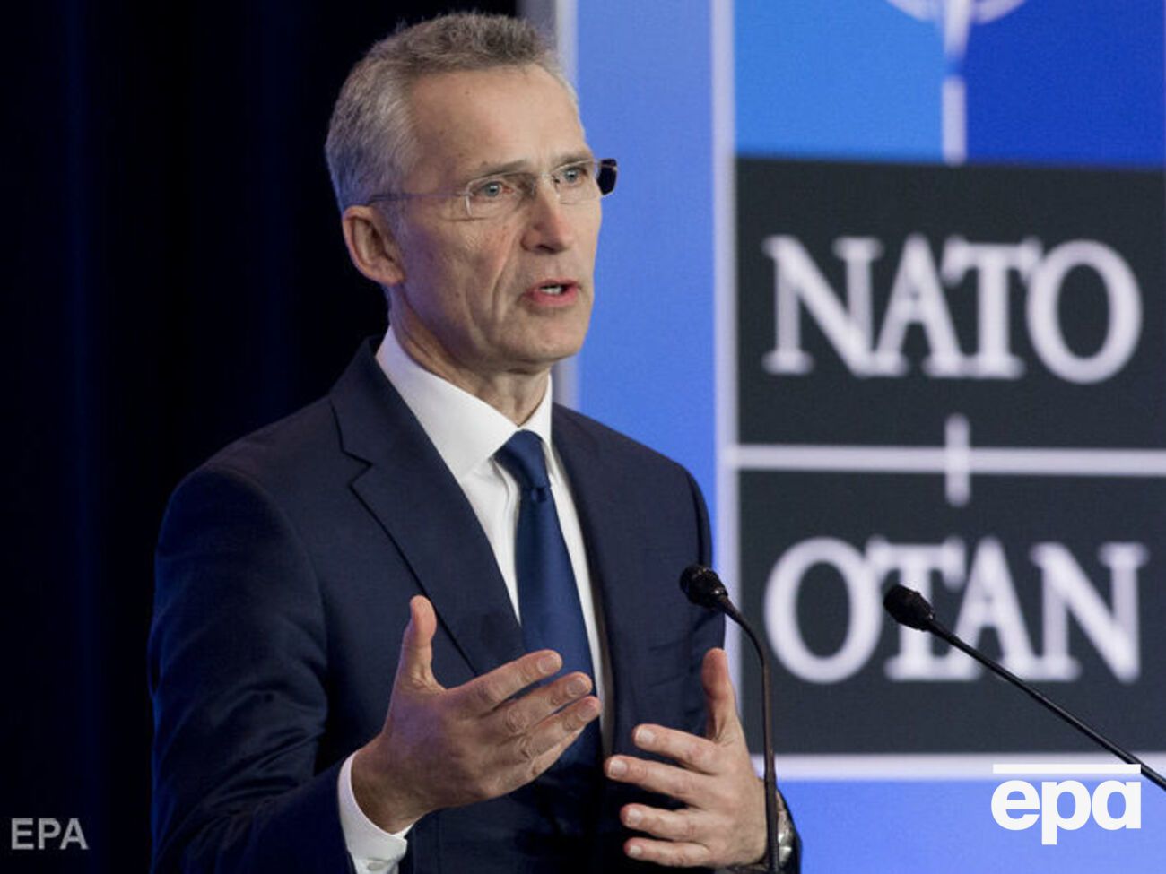 Столтенберг: Одна з військово-морських груп НАТО перебуває на патрулюванні в Чорному морі, проводить навчання з українськими та грузинськими кораблями