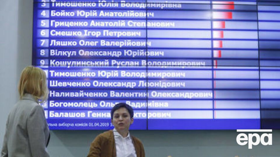 On March 31, 2019 the first round of the presidential election was held in Ukraine