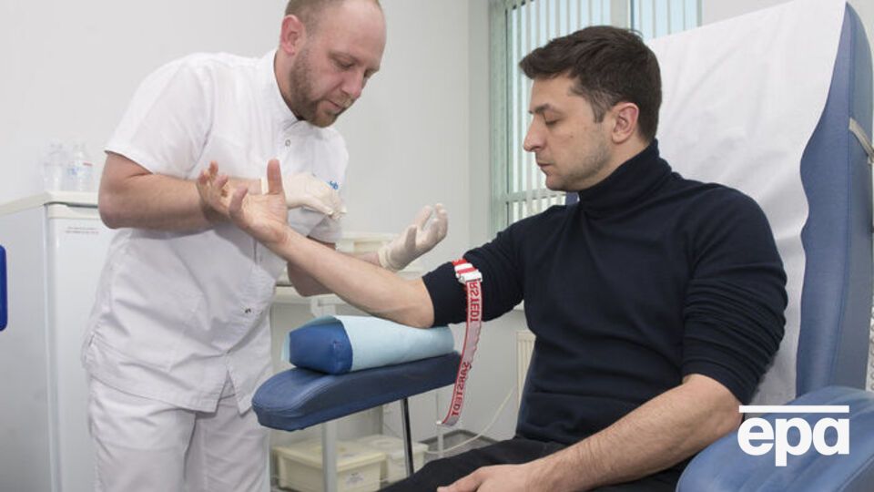 Зеленський здав аналізи у клініці Eurolab 5 квітня