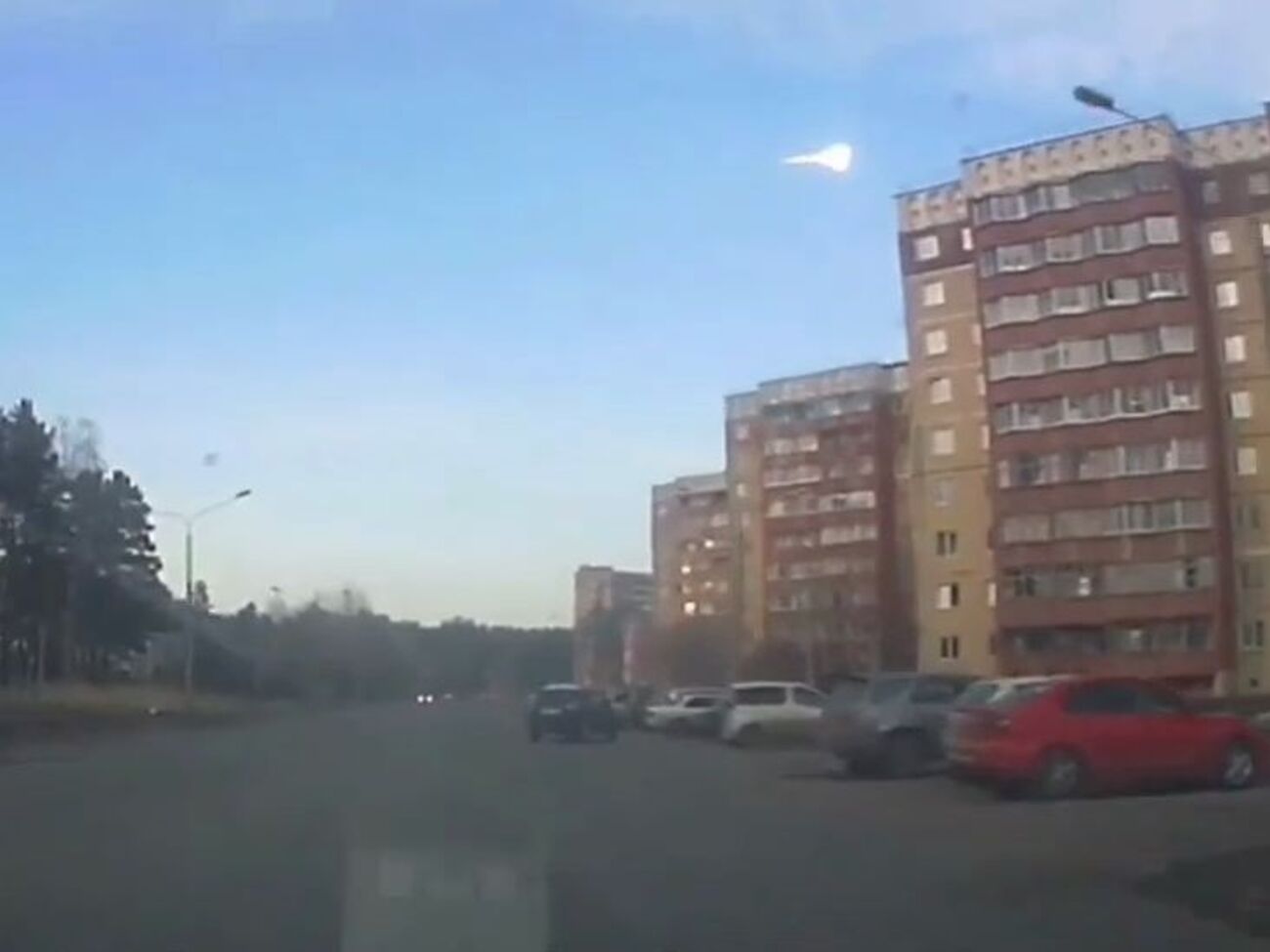 Размер метеорита мог составить около 10 см в диаметре