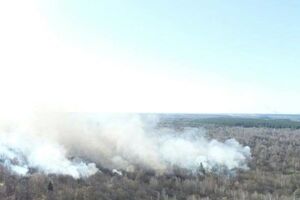 Авиация ГСЧС для локализации пожара сбросила 50 тонн воды
