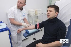 Зеленский сдал анализы в клинике Eurolab