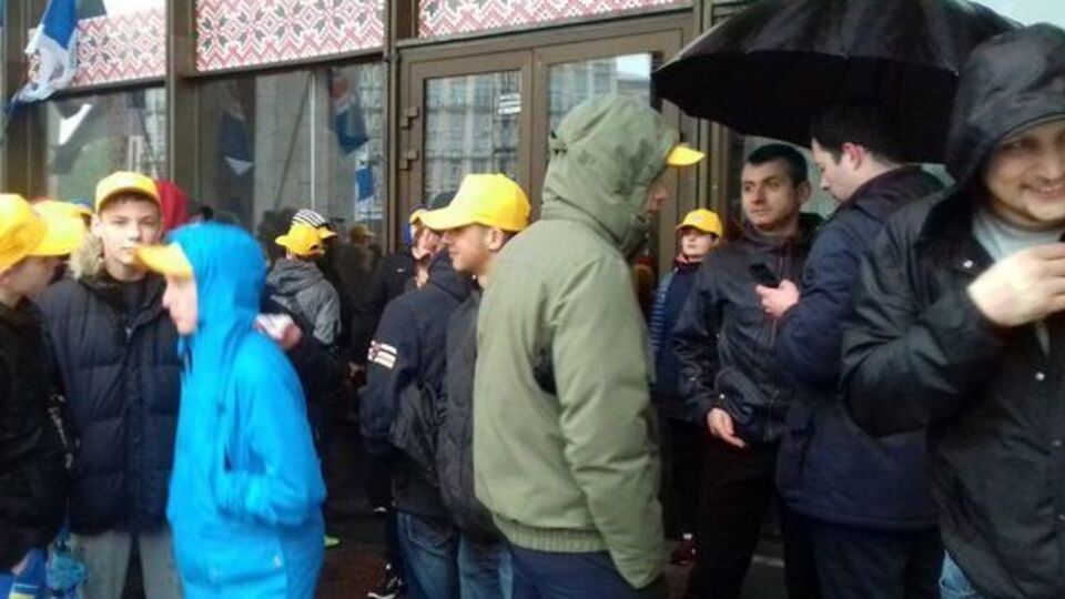 На митинге в том числе присутствовали и дети