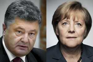 Меркель запевнила Порошенка, що Україна залишатиметься у центрі уваги політики ЄС та Німеччини