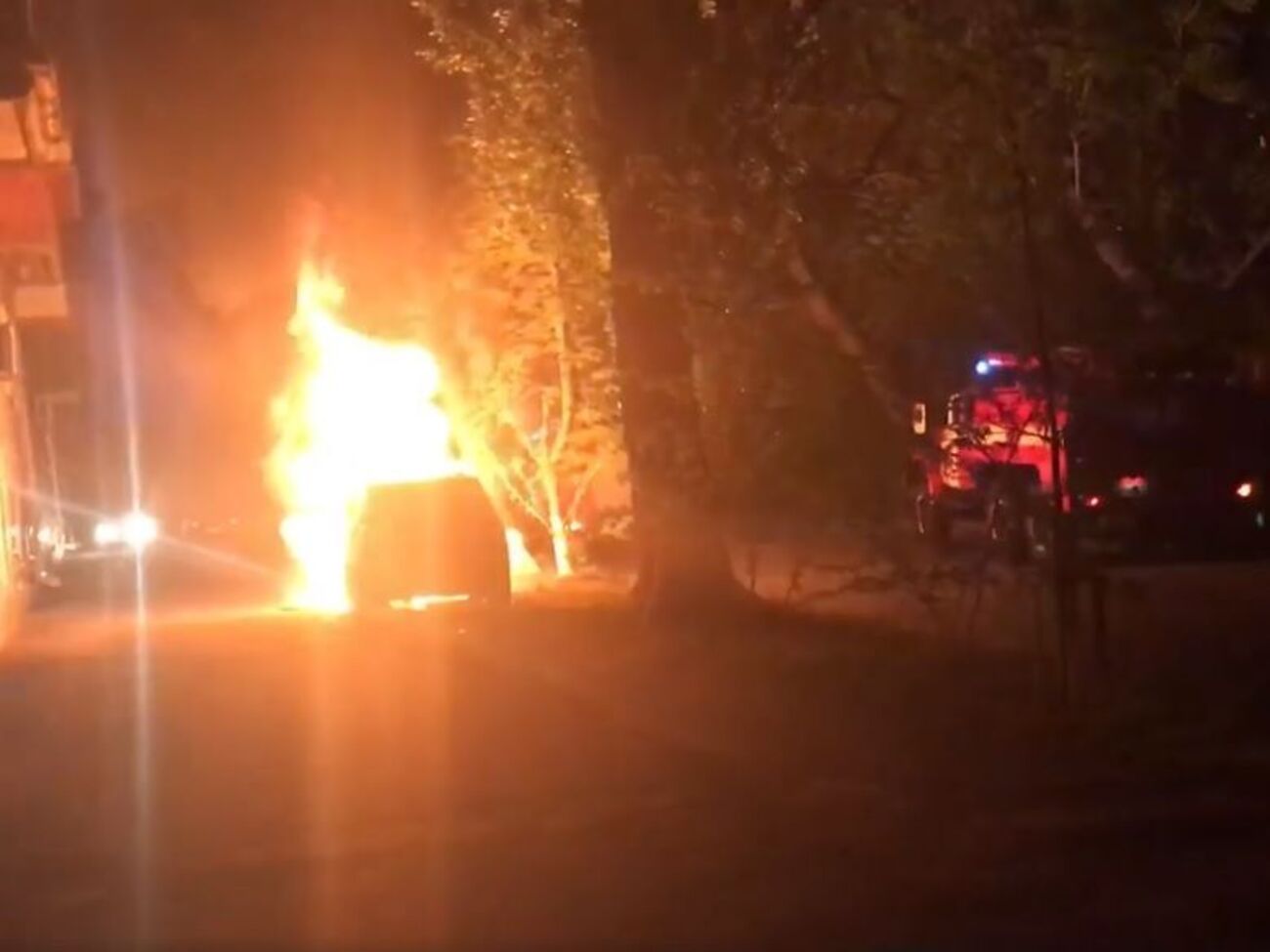 Машина загорілася о 4.30, стверджує Єгоров