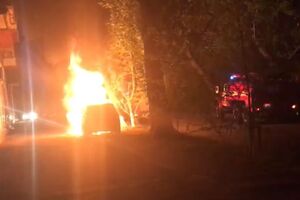 Машина загорілася о 4.30, стверджує Єгоров