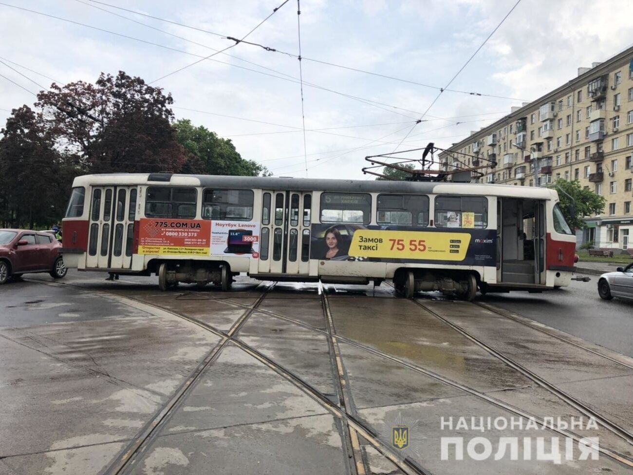ДТП у Харкові за участю трамвая сталася 12 травня об 11.10