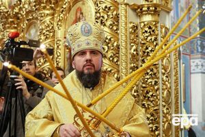 По данным "ВВС Україна", Епифанию не понравились слова "говорить нужно не языком пушек"
