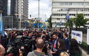 Націоналісти протестують проти ймовірного скасування закону про люстрацію