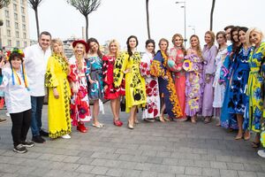 Показ відбувався на Поштовій площі в Києві