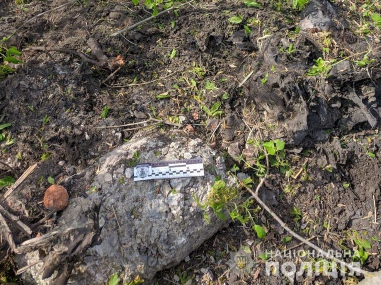 Чоловік знайшов артилерійський снаряд і кинув його в багаття на городі